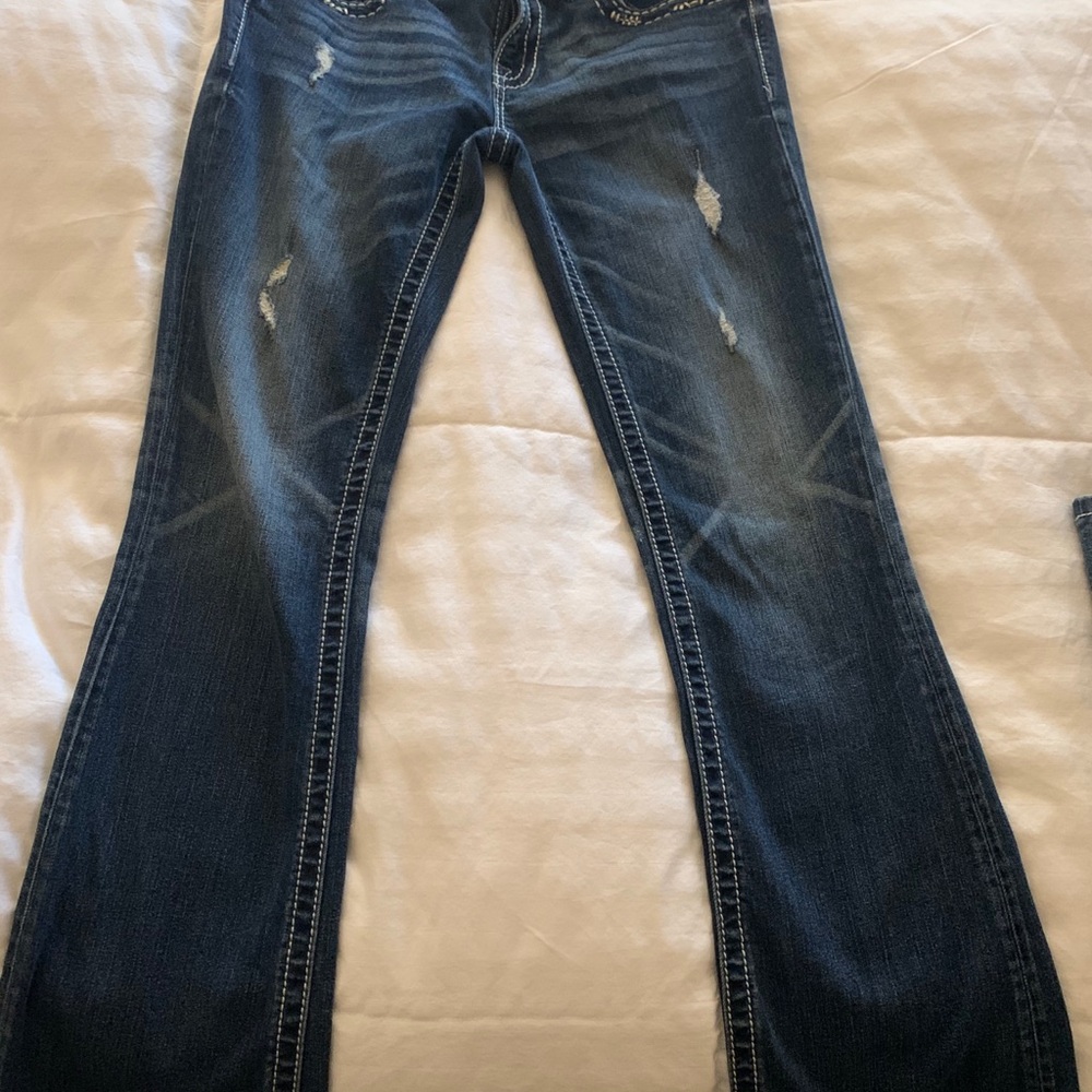 Miss Me boot cut jeans size 29, used
